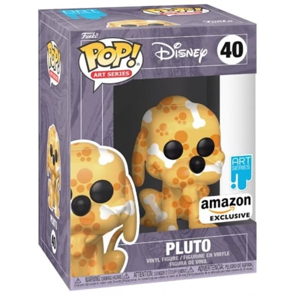 Figurine Funko Pop - Disney - Pluto Artist - Vinyl - 9 cm - Exklusiv med skyddande låda