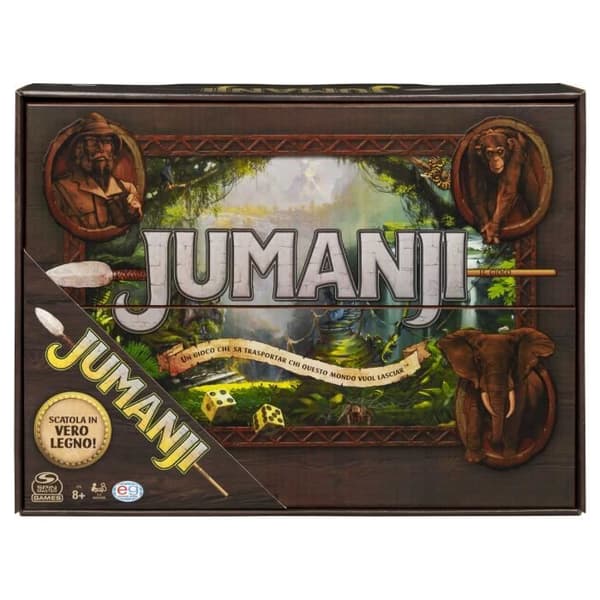 Frågespel - SPIN MASTER - Jumanji In Legno - Blandat - 2 spelare eller fler - Inomhus