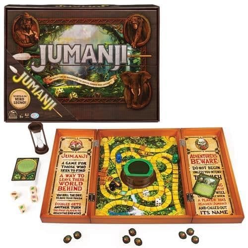 Frågespel - SPIN MASTER - Jumanji In Legno - Blandat - 2 spelare eller fler - Inomhus
