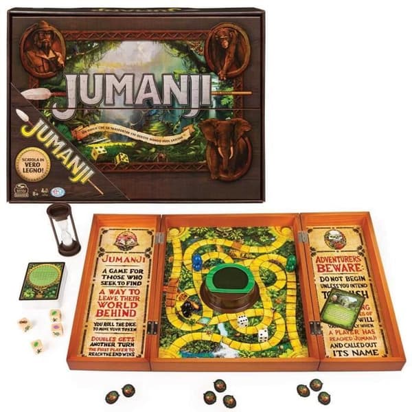 Frågespel - SPIN MASTER - Jumanji In Legno - Blandat - 2 spelare eller fler - Inomhus