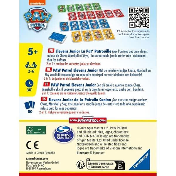 Ravensburger - Elevens Junior - Paw Patrol