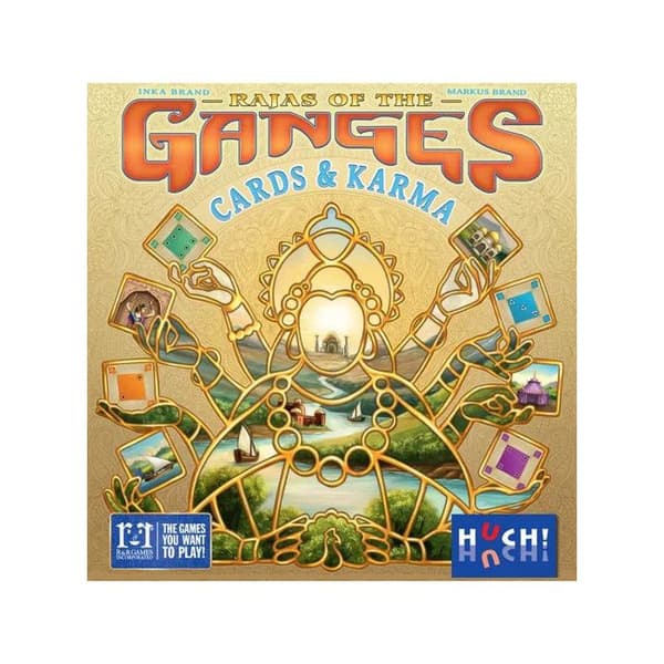 Strategispel Huch Rajas of the Ganges Kort & Karma