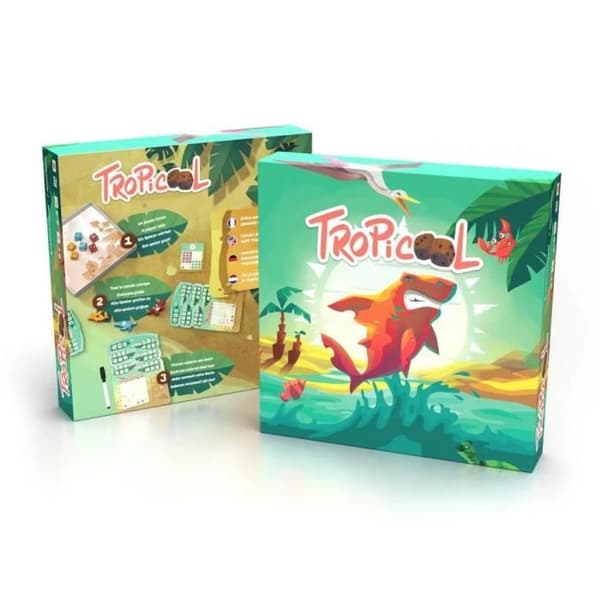 Sällskapsspel - Tropicool - Strategiskt och roligt - Eftertraktade kokosdärar