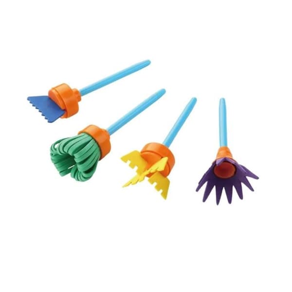 Mash Malow - Blister med Barnborstar, Rolig, Borste Mash Malow - kreativa hobbys, pappersvaror - Från 3 år