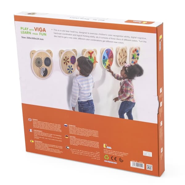 VIGA puulevyn värit FSC Montessori -sertifikaatti