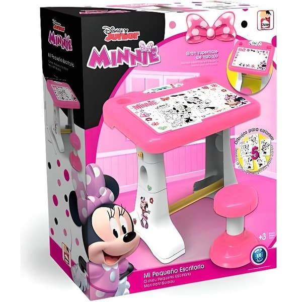 Minnie CHICOS notställ - Med förvaringsbox och plats för färger och markörer - Rosa