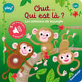 Miniatyrbild 5 av 5: Ravensburger play+, Shh...vem är där? Djungeldjur, bok, första ålder, baby