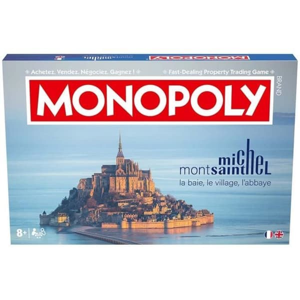 MONOPOLY Mont Saint Michel - Brädspel - VINNANDE RÖTT