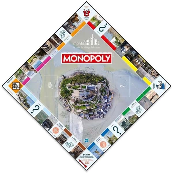 MONOPOLY Mont Saint Michel - Brädspel - VINNANDE RÖTT