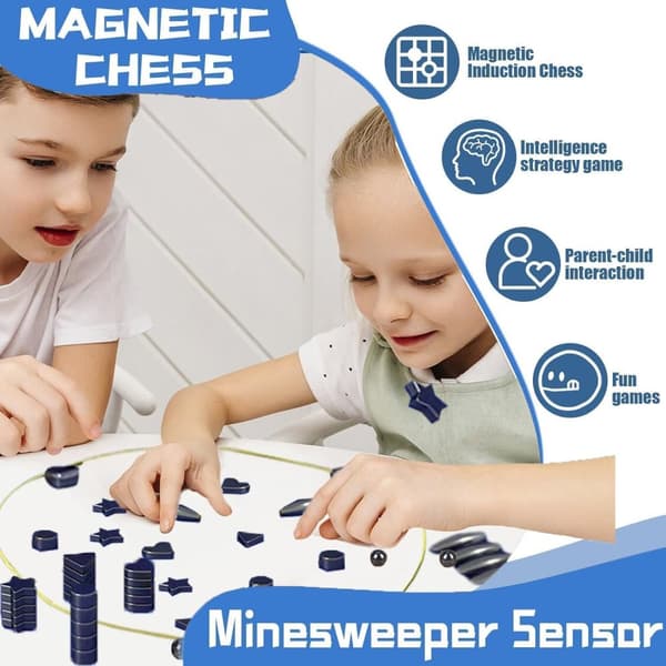 Sällskapsspel med magnetiska stenar med intelligensutmaning