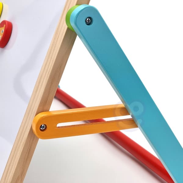 TOOKY TOY Pædagogisk Tavle 2 i 1 Magnetisk Farveblyant til Børn Magneter Svamp 6 Stk