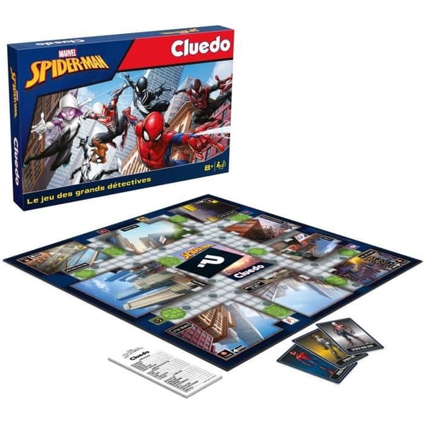 CLUEDO Spider-Man - Brädspel - VINNANDE RÖR
