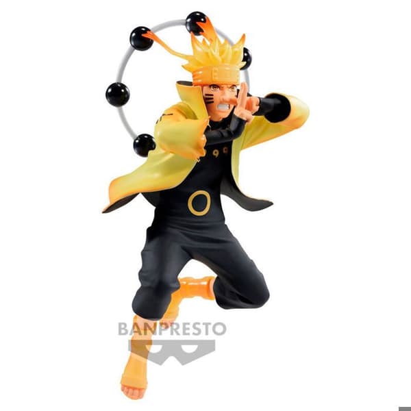 Samlarfigur - Banpresto - Naruto Uzumaki Vibration Stars - 14 cm - Interaktiv - Ljus effekter