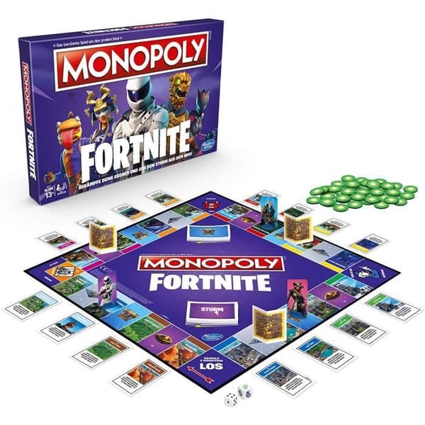 BRÄDDSPEL Monopoly Fortnite - Brädspel - Brädspel - Tyska Version542
