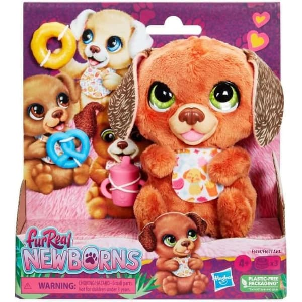 Furreal Newborns interaktiv hund + tillbehör