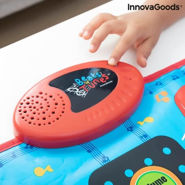 InnovaGoods 2-i-1 musikmatta med 4 Beats'n'Tunes-instrument