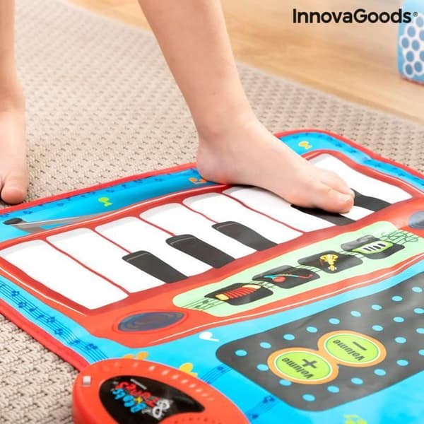 InnovaGoods 2-i-1 musikmatta med 4 Beats'n'Tunes-instrument