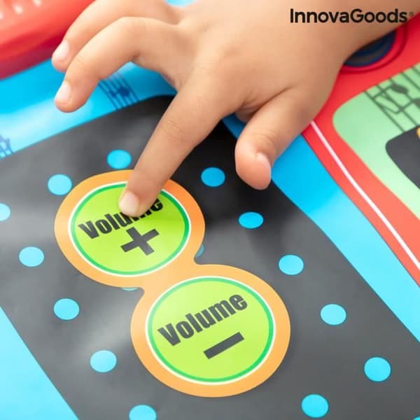 InnovaGoods 2-i-1 musikmatta med 4 Beats'n'Tunes-instrument