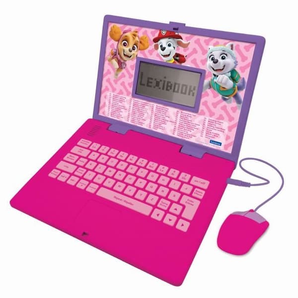 Talande utbildningsdator Paw Patrol i rosa färg – 124 aktiviteter på franska och engelska