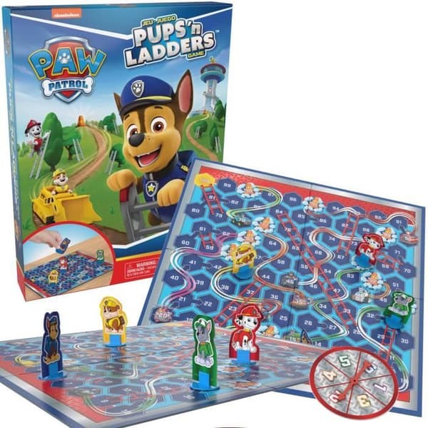 Paw Patrol Pups 'n Ladders Valpar Ormar och valpar spel