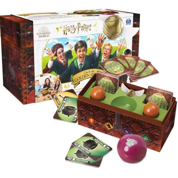 Harry Potter familjespel kortspel utmaning Fånga den gyllene lågan Spin Master