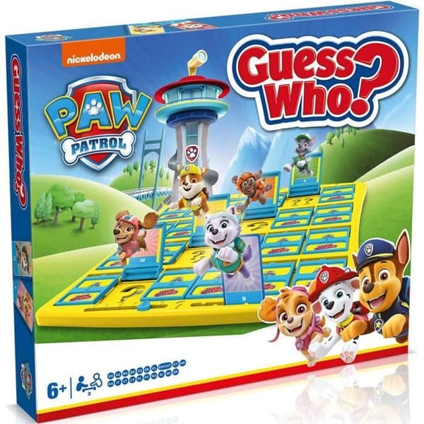Paw Patrol Gissa Vem Brädspel för Familjer Gissa Vem av Winning Moves