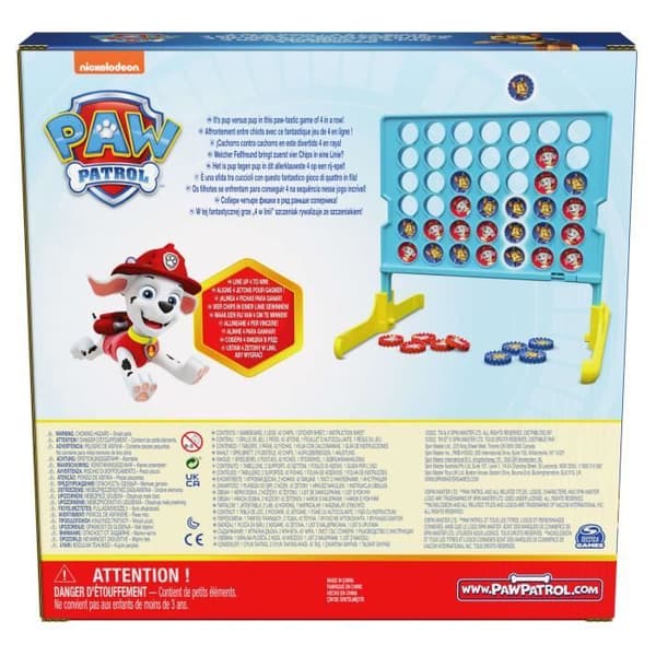 Paw Patrol fyr-i-rad pusselspel för barn