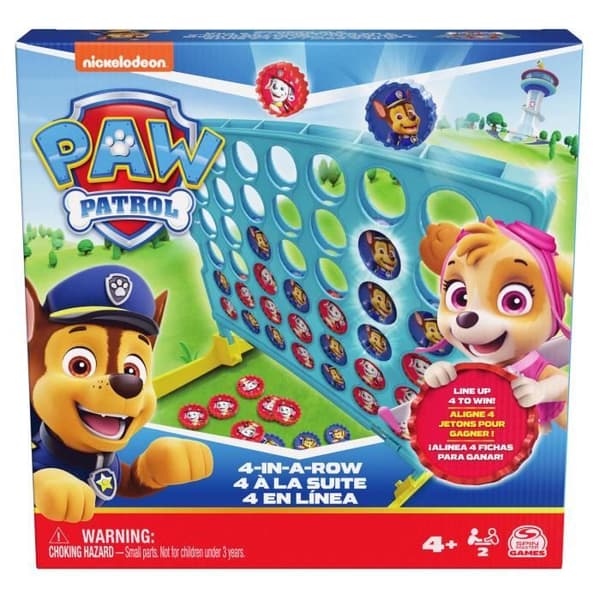 Paw Patrol fyr-i-rad pusselspel för barn