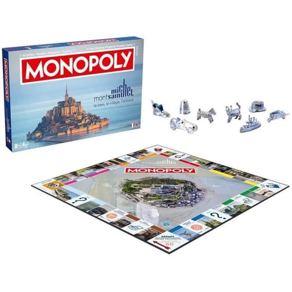 MONOPOLY Mont Saint Michel - Sällskapsspel - WINNING MOVES