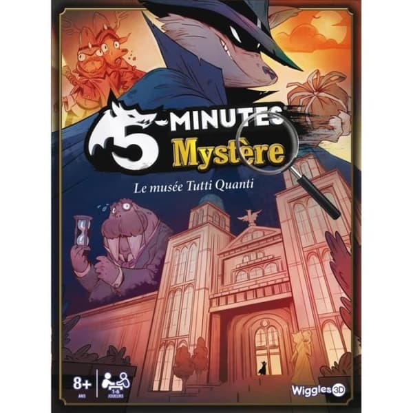 Brädspel - WIGGLES 3D - 5 Minutes Mystery - Kortspel