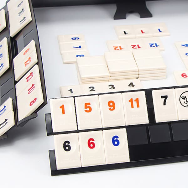 Mahjong-spil i kompakt format, komplet sæt til traditionelt kinesisk brætspil