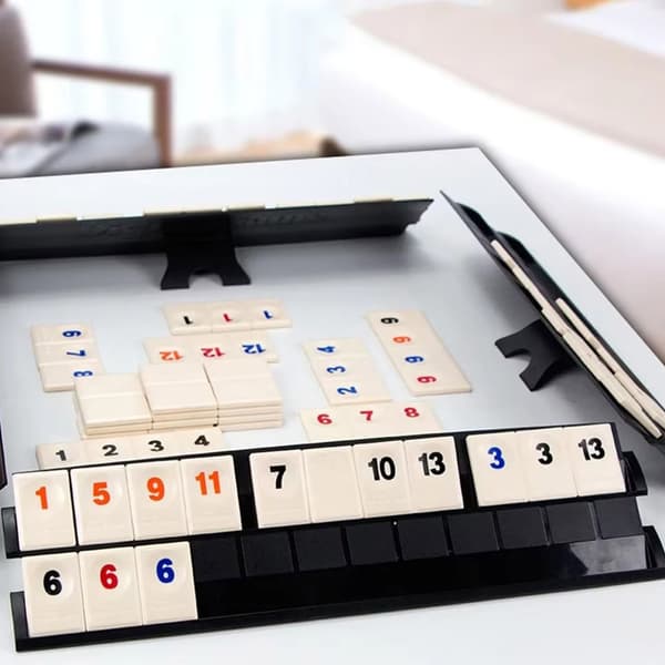 Mahjong-spil i kompakt format, komplet sæt til traditionelt kinesisk brætspil