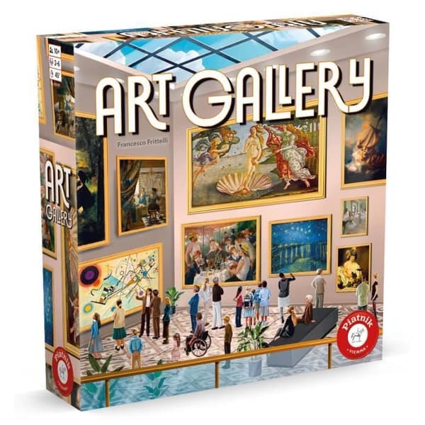 ART GALLERY brädspel - PIATNIK - Samla de mest prestigefyllda konstverken