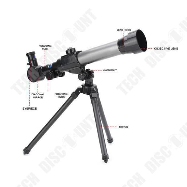 TD® Kids Astronomical Telescope för jul- och födelsedagspresenter - Utbildnings- och inlärningsspel - Zoom optiskt objekt