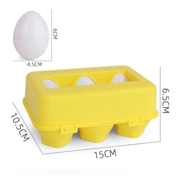 TD® Matchande ägg Säkra och hälsosamma material Matchande block Pedagogiska leksaker