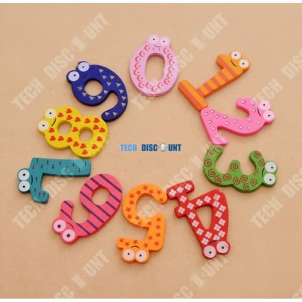 TD® Toy pussel magnetisk figur kylskåp barn trä nummer spel pedagogisk lärande lekfull magnet räkna pojke flicka