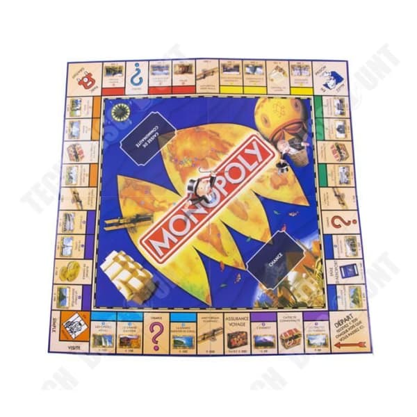 TD® French Monopoly Kids Brädspel Party Leksaker