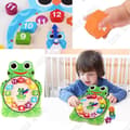 Miniatyrbild 3 av 4: TD® Frog Clock for Kids Watch Frog Number Play Tillbehör Fun Time Learning