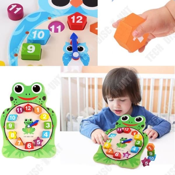 TD® Frog Clock for Kids Watch Frog Number Play Tillbehör Fun Time Learning