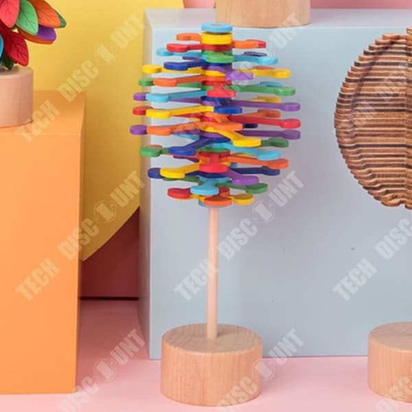 Ornament - TD - Avlastningsstav - Kreativt träleksak - Ekologisk färg