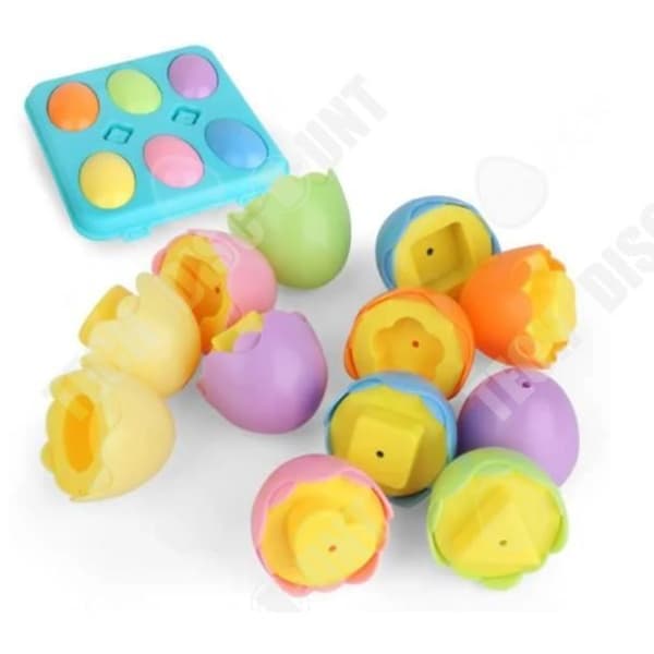 TD® Intelligent Twisted Egg Color Egg Recognition Barns tidig utbildning Simulering Pedagogisk leksak