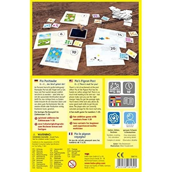 Kortspel - HABA - Pio 306710 - Från 5 år - Flerfärgad - 2 till 4 spelare