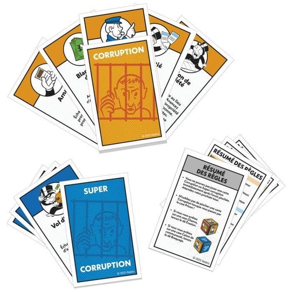 Monopoly Go to Jail Expansion, gör det klassiska Monopoly-spelet roligare och snabbare, brädspel, 2 till 6 spelare, 40 m