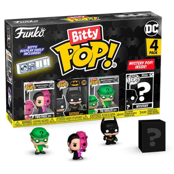 Figurine Bitty Pop - Funko - Batman 85-årsjubileum - Two-Face - Förpackning med 4 - Blandat