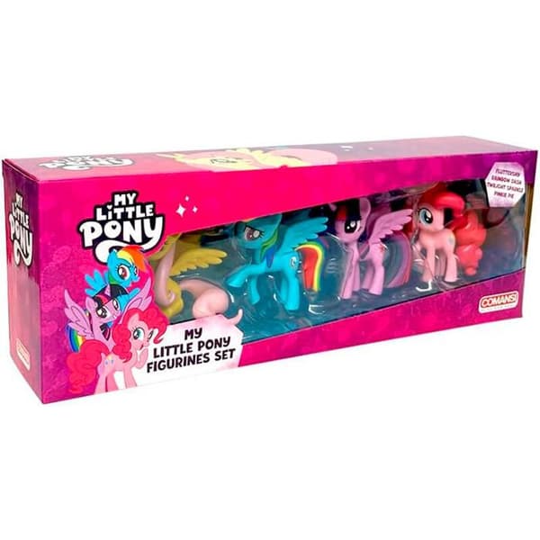 Statyett - Educa Borras - My Little Pony - 5 icke-artikulerade figurer - 6,5-7,5 cm - Blandat