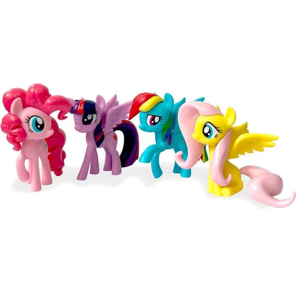 Statyett - Educa Borras - My Little Pony - 5 icke-artikulerade figurer - 6,5-7,5 cm - Blandat