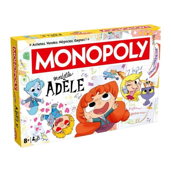 Spel med atmosfär Winning Moves Monopoly Mortelle Adèle