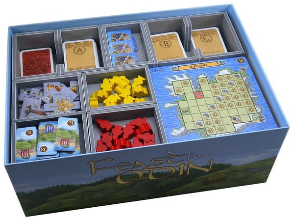 Folded Space Insert - A Feast for Odin - Brettspil