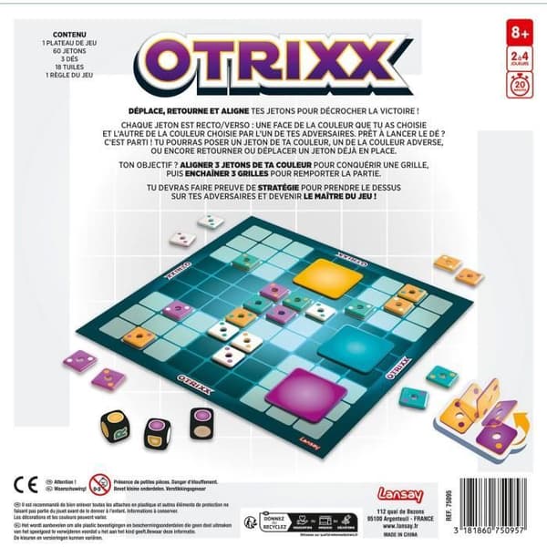 Brädspel - LANSAY - OTRIXX - Från 8 år