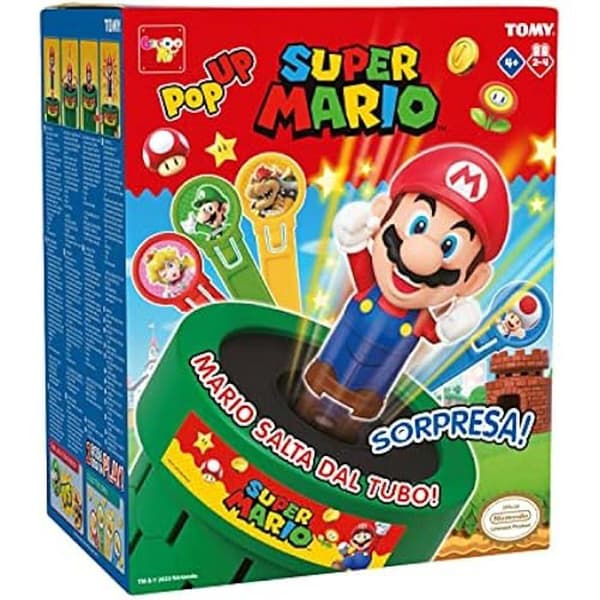 Brädspel - Rocco Giocattoli - Super Mario Pop Up - 4 år gammal - Inomhus - Barn